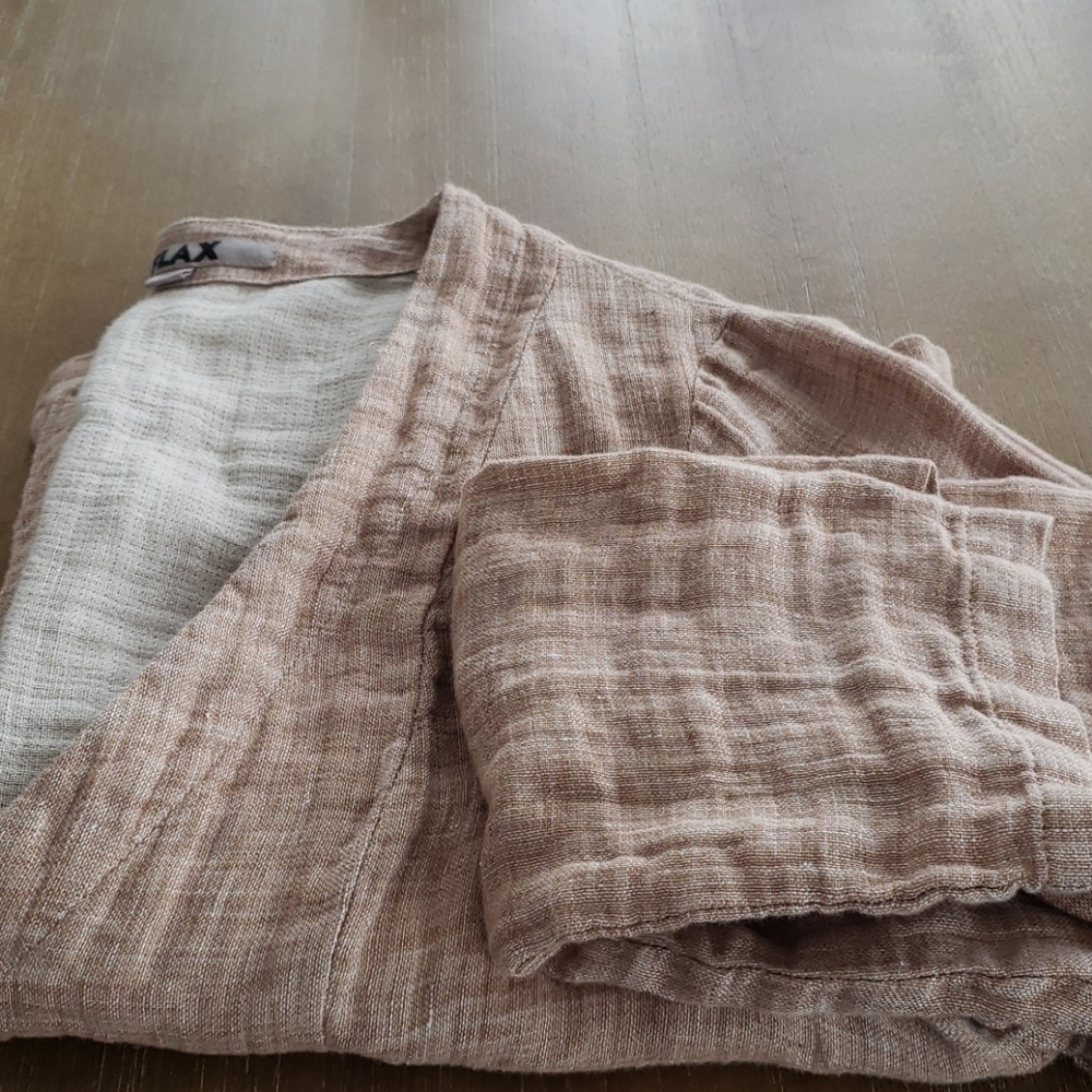 FLAX BUTTON DOWN JACKET - Picture 10 of 10